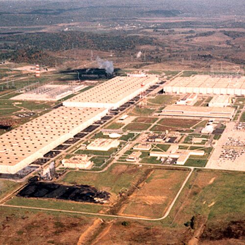 Aerial view of Portsmouth Gaseous Diffusion Plant (PGDP)